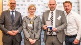 Riwal nationale winnaar tijdens de European Business Awards